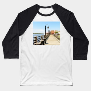 Riverfront In Wilmington Baseball T-Shirt